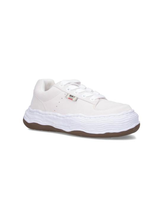25FW 메종 미하라 야스히로 올리버 OG 솔 스웨이드 로우탑 스니커즈 A15FW702WHITE - MAISON MIHARA YASUHIRO