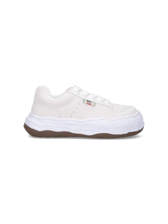 25FW 메종 미하라 야스히로 올리버 OG 솔 스웨이드 로우탑 스니커즈 A15FW702WHITE
