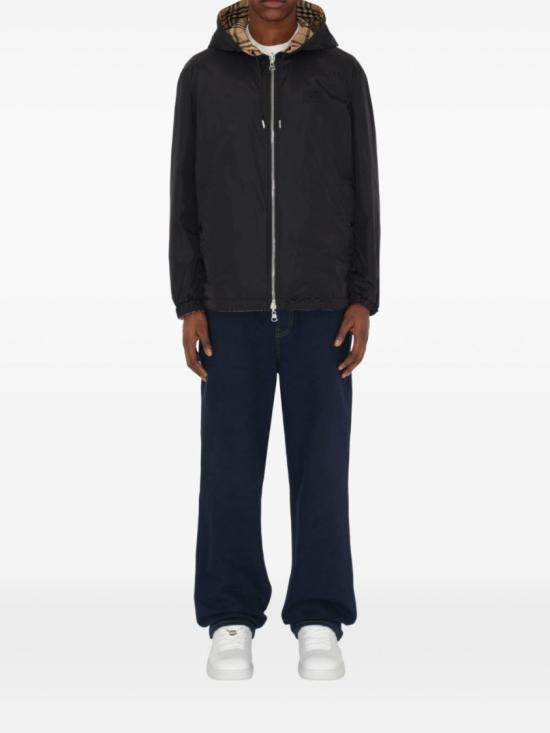 26SS 버버리 리버시블 체크 후디드 자켓 8110371B9368 Neutrals - BURBERRY