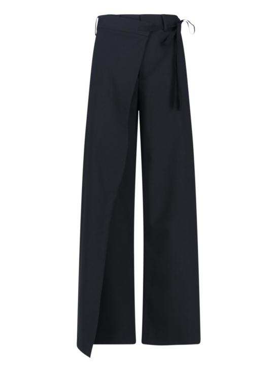 26SS MM6 메종마르지엘라 울 블렌드 트라우저 S52KA0518 M35733900 Black