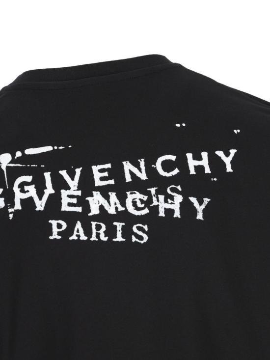 26SS 지방시 반팔 티셔츠 BW70FJP7A7 001 Black - GIVENCHY