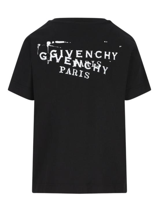 26SS 지방시 반팔 티셔츠 BW70FJP7A7 001 Black - GIVENCHY
