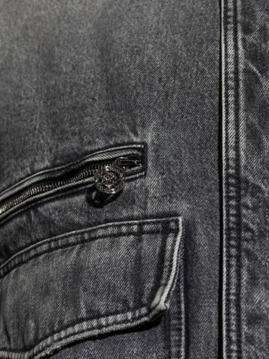 26SS 베르사체 데님 자켓 10217541A160531D980 Grey - VERSACE