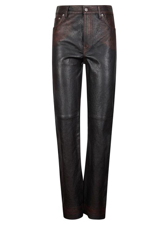 26SS 골든구스 스트레이트 팬츠 GWP02555P002301 Black