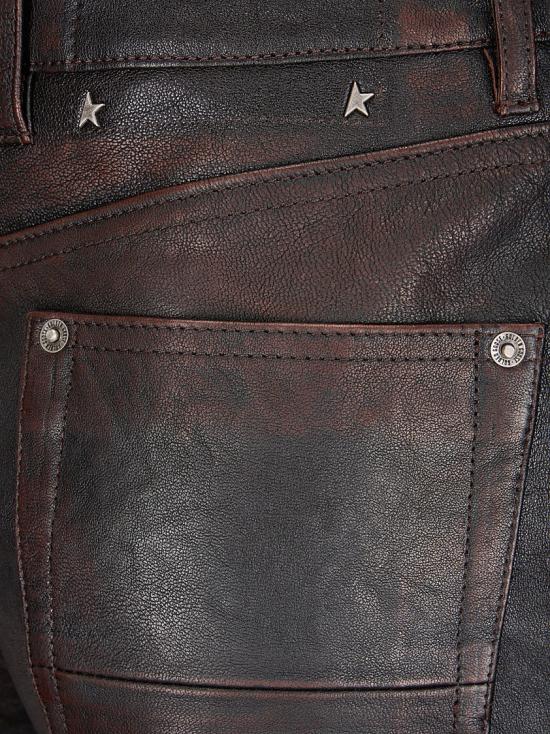 26SS 골든구스 스트레이트 팬츠 GWP02555P002301 Black - GOLDEN GOOSE