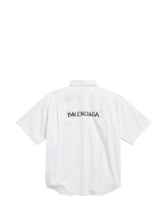 26SS 발렌시아가 반팔 셔츠 857810TRM289000 White - BALENCIAGA
