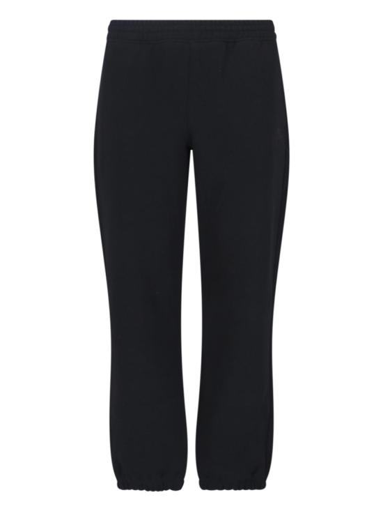 26SS 버버리 체크 커시브 로고 코튼 티셔츠 8119082A1189 Black