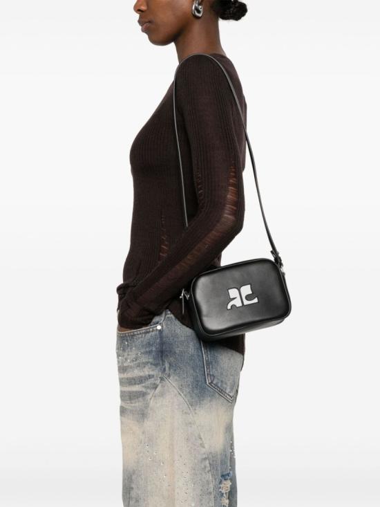 26SS 쿠레쥬 숄더백 PERGSA061CR00659999 Black - COURREGES