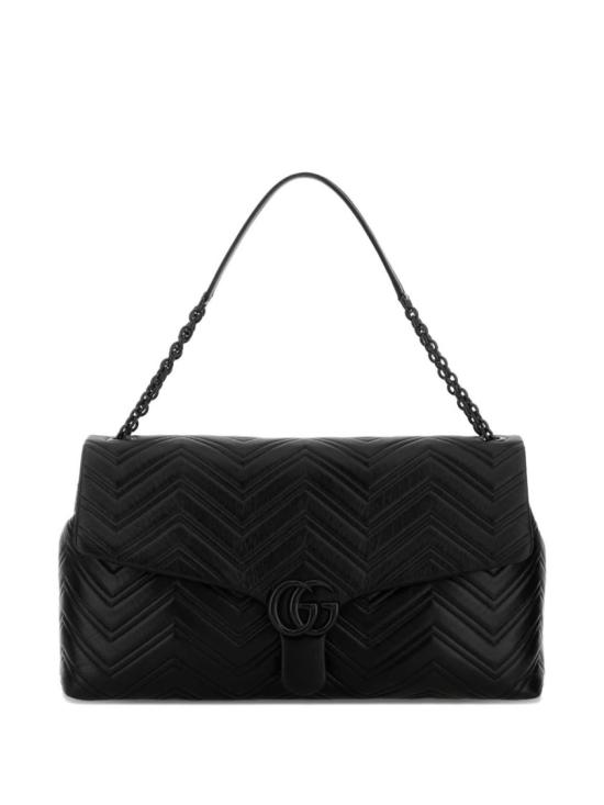 25FW 구찌 GG 마몽 맥시 숄더백 850653AAFS1000 Black