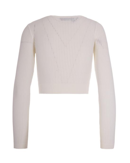 26SS 엘리자베타프랜치 스웨터 4772480 White - ELISABETTA FRANCHI