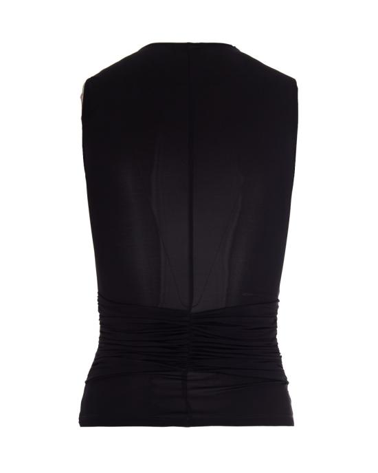 26SS 엘리자베타프랜치 민소매 티셔츠 6178630 Black - ELISABETTA FRANCHI