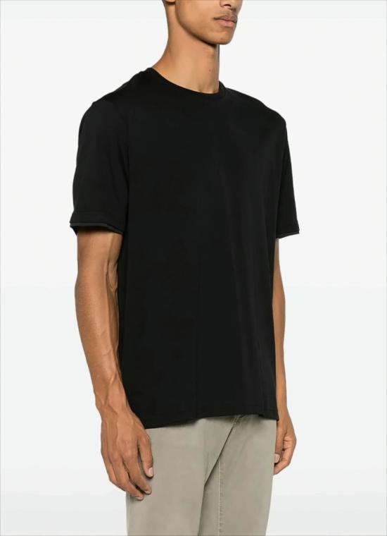 25FW 에르노 반팔 티셔츠 JG00031UR 52052 9300 Black - HERNO