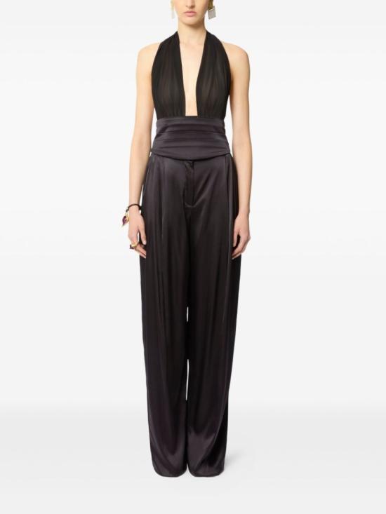 26SS 니나리찌 민소매 티셔츠 26PCTO012 SE1417 U9000 Black - NINA RICCI