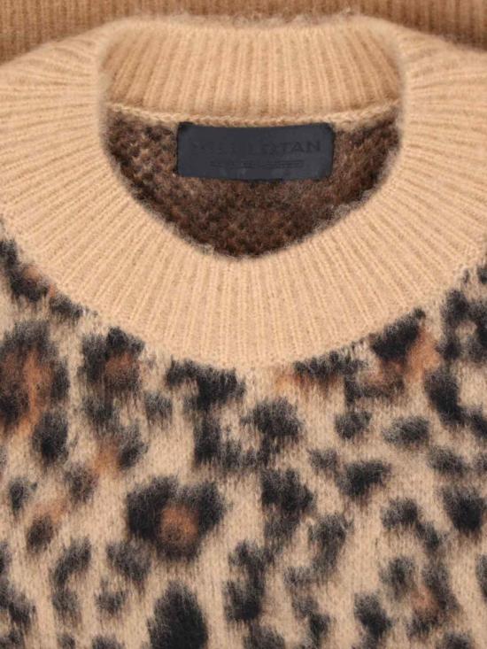 26SS 닐리로탄 스웨터 81542 Y392CAMEL LEOPARD Brown - NILI LOTAN