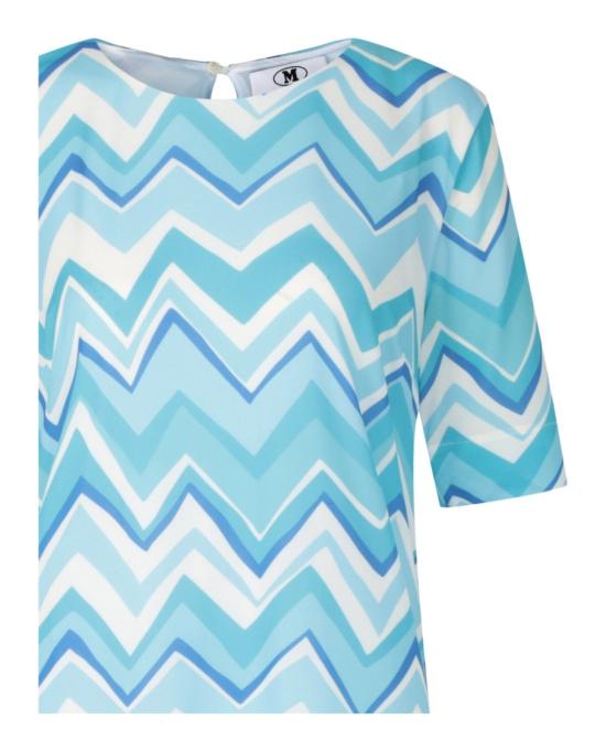 엠 미쏘니 미디 원피스 S24UG1Q BJ00QB S72OX 40043 L Blue - M MISSONI