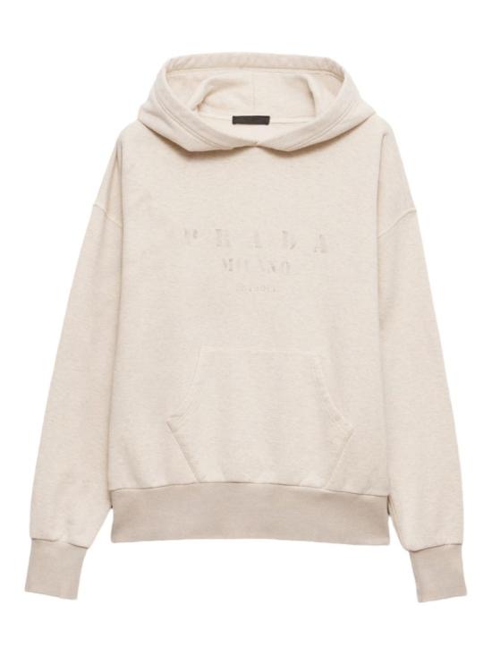 25FW 프라다 후드 티셔츠 UJL38C17IPS OOOF0018 Neutrals