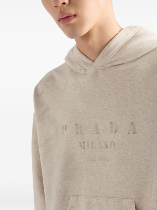 25FW 프라다 후드 티셔츠 UJL38C17IPS OOOF0018 Neutrals - PRADA