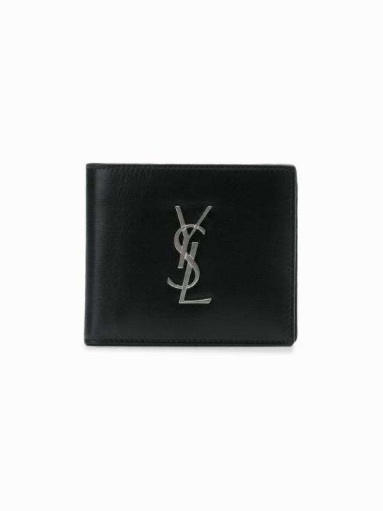  생로랑 모노그램 반지갑 4532760SX0E1000 Black - SAINT LAURENT