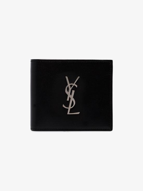  생로랑 모노그램 반지갑 4532760SX0E1000 Black - SAINT LAURENT