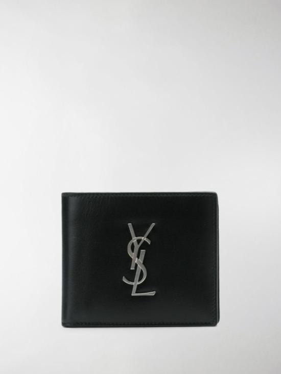  생로랑 모노그램 반지갑 4532760SX0E1000 Black - SAINT LAURENT