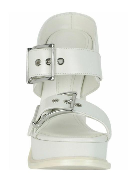  알렉산더 맥퀸 힐/펌프스 734985 WHSWD 9359 10011 37 White - ALEXANDER MCQUEEN