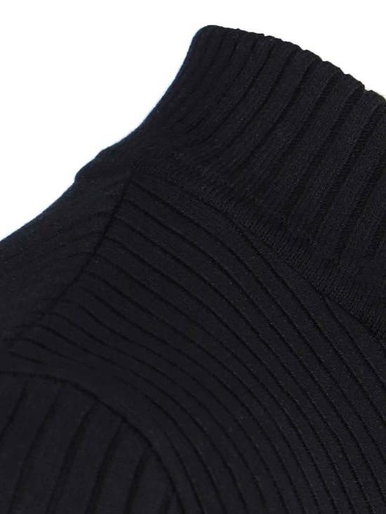 26SS 쿠레쥬 리에디션 니트 탑 숏슬리브 PERMPU026FI00019999 Black - COURREGES