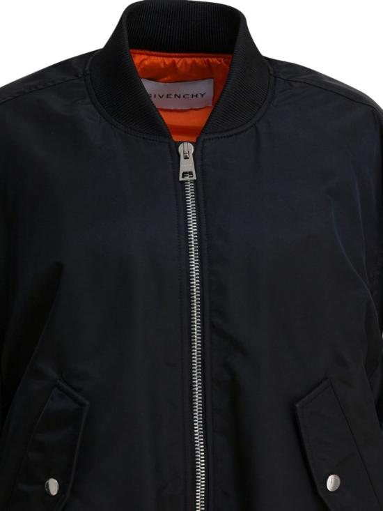 26SS 지방시 크롭 코쿤 나일론 봄버 자켓 BW00T114JD001 Black - GIVENCHY