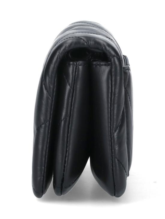 26SS 토리버치 키라 다이아몬드 퀼트 체인 월렛 158624001 Black - TORY BURCH