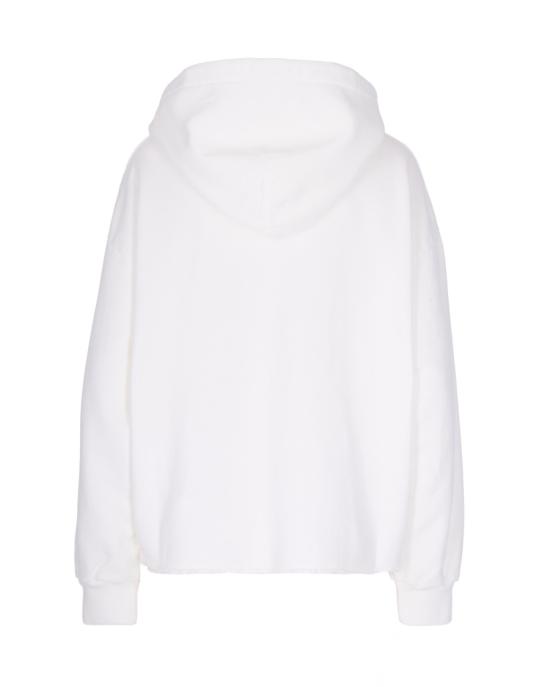 25FW MM6 메종마르지엘라 후드 티셔츠 6570102 White - MM6 MAISON MARGIELA