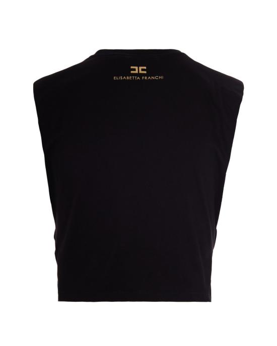 26SS 엘리자베타프랜치 민소매 티셔츠 6964307 Black - ELISABETTA FRANCHI