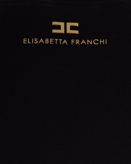 26SS 엘리자베타프랜치 민소매 티셔츠 6964307 Black - ELISABETTA FRANCHI