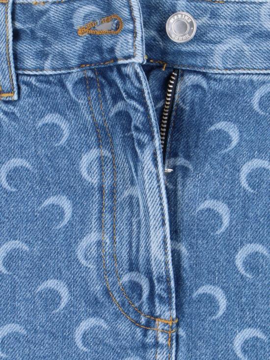 25FW 마린세르 데님 스커트 WSK057B CDEN0002BL05 Blue - MARINE SERRE