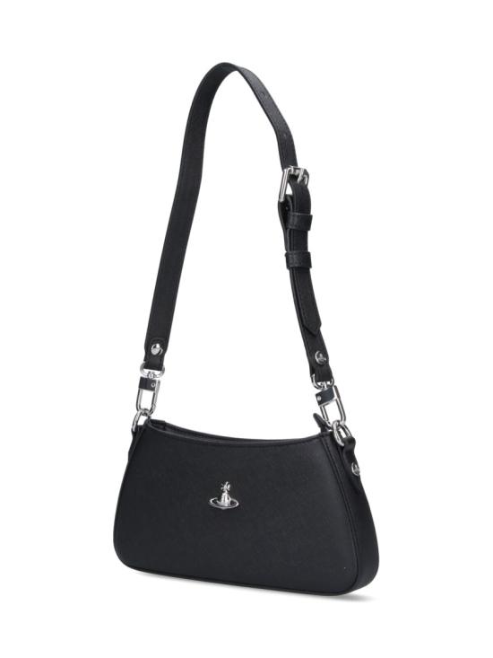 26SS 비비안웨스트우드 ORB 타샤 레더 스터드 숄더백 5801000JW S0021N401 Black - VIVIENNE WESTWOOD