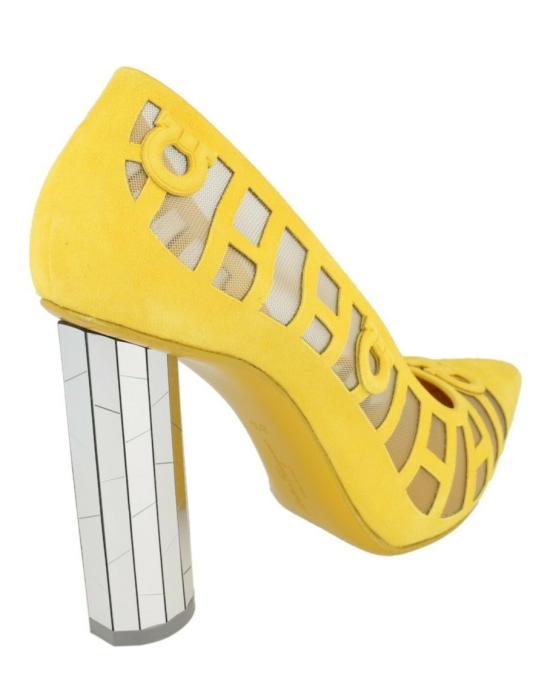  살바토레 페라가모 힐/펌프스 01C776 748886 1C 70004 10 Yellow - SALVATORE FERRAGAMO