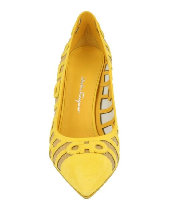  살바토레 페라가모 힐/펌프스 01C776 748886 1C 70004 10 Yellow - SALVATORE FERRAGAMO