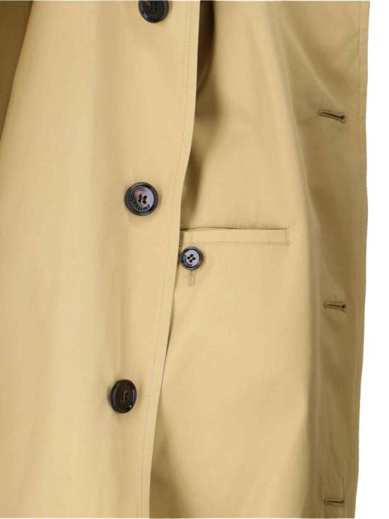 26SS 버버리 롱 코튼 카 코트 8117516C2981 Neutrals - BURBERRY
