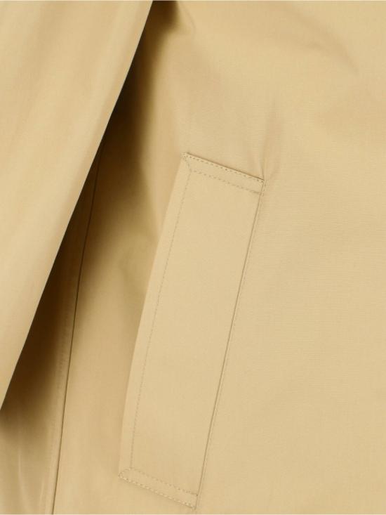 26SS 버버리 롱 코튼 카 코트 8117516C2981 Neutrals - BURBERRY