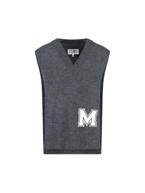 26SS MM6 메종마르지엘라 슬리브리스 니트 베스트 S52TH0058 M13206855M Grey