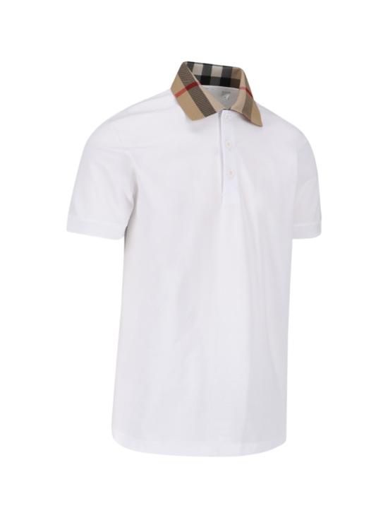 26SS 버버리 코튼 폴로 셔츠 8071621A1464 White - BURBERRY