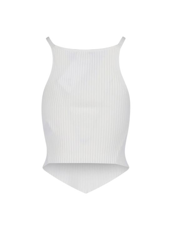 26SS 쿠레쥬 민소매 티셔츠 123MTO042FI00010001 White - COURREGES