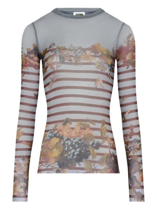 26SS 장 폴 고티에 긴팔 티셔츠 TO420 M014P 4190 Grey - JEAN PAUL GAULTIER