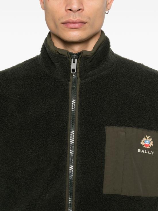 25FW 발리 집업 니트 MOU0BY NY334 U6A6 Black - BALLY