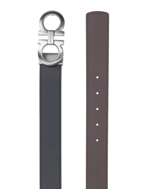 26SS 살바토레 페라가모 가죽 벨트 464231017 Black - SALVATORE FERRAGAMO