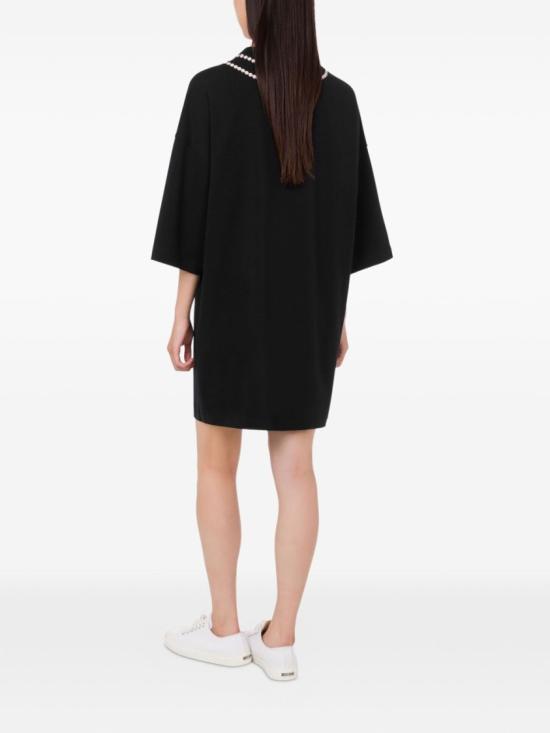 26SS 모스키노 미디 원피스 V0455 0542 1555 Black - MOSCHINO