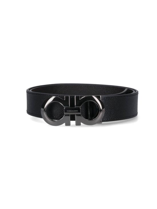 26SS 살바토레 페라가모 가죽 벨트 689112085 Black - SALVATORE FERRAGAMO