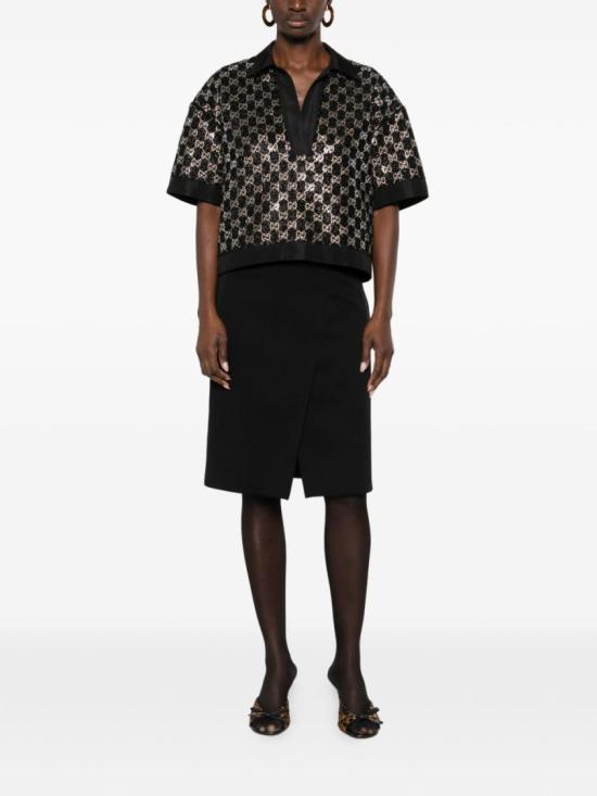 26SS 구찌 반팔 티셔츠 846682ZARWY1000 Black - GUCCI