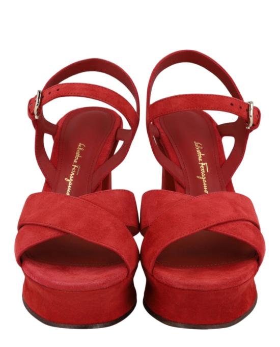  살바토레 페라가모 샌들 01E555 758154 1C 20048 8 5 Red - SALVATORE FERRAGAMO