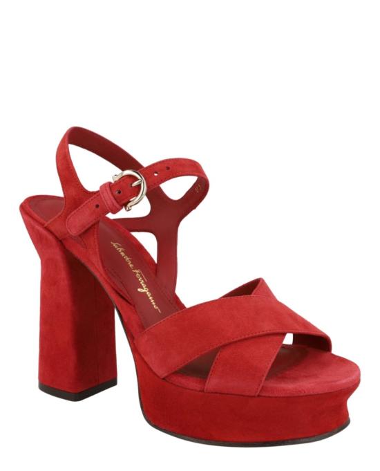  살바토레 페라가모 샌들 01E555 758154 1C 20048 8 5 Red - SALVATORE FERRAGAMO