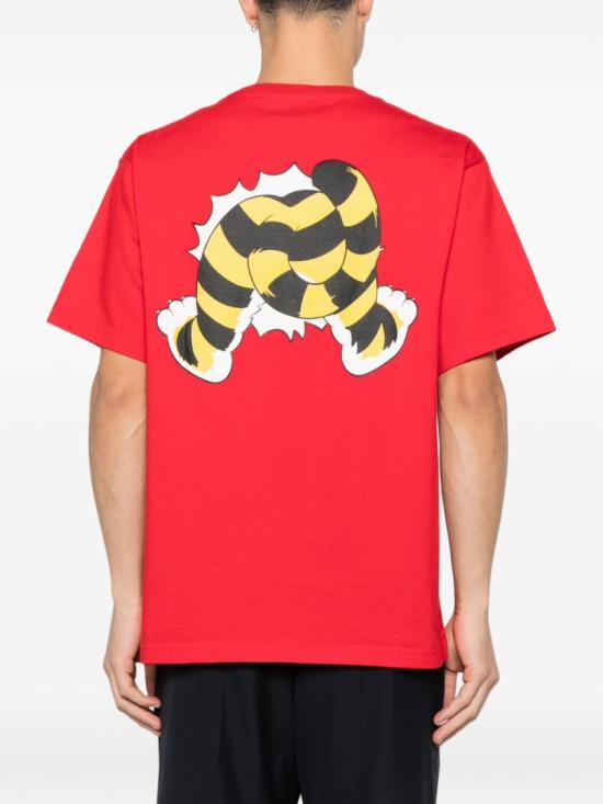 26SS 겐조 Wild Tiger 오버사이즈 티셔츠 FG55TS4034SG 22 Red - KENZO