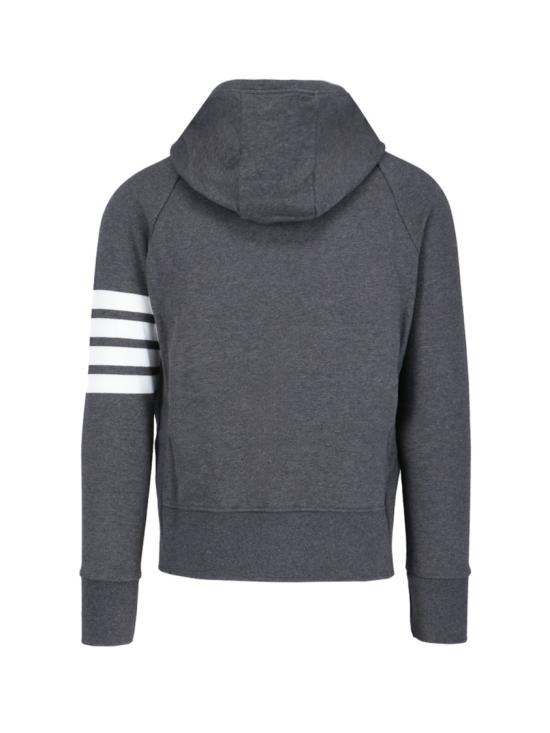 26SS 톰브라운 클래식 루프백 4바 풀 지퍼 후디 MJT022H 00535025 Grey - THOM BROWNE